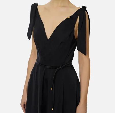 ELISABETTA FRANCHI Abito in tessuto vela  | BorotalcoCagliari.it