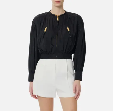 Elisabetta Franchi Bomber in tessuto vela  | BorotalcoCagliari.it 2