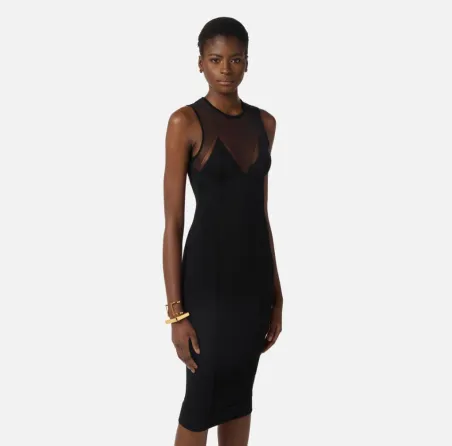 Abito in maglia con trasparenze  | BorotalcoCagliari.it