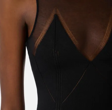 Abito in maglia con trasparenze  | BorotalcoCagliari.it