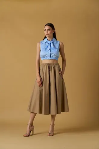 NO SECRETS Gonna a ruota in cotone  | BorotalcoCagliari.it