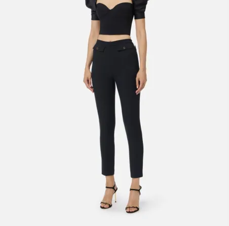 Elisabetta Franchi Pantaloni in doppio crêpe  | BorotalcoCagliari.it