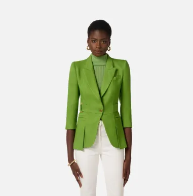 ELISABETTA FRANCHI Giacca in misto lino  | BorotalcoCagliari.it 2