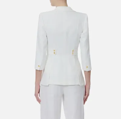 ELISABETTA FRANCHI Giacca in misto lino  | BorotalcoCagliari.it