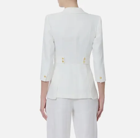 ELISABETTA FRANCHI Giacca in misto lino  | BorotalcoCagliari.it