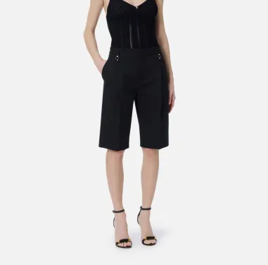 ELISABETTA FRANCHI Bermuda in fresco lana  | BorotalcoCagliari.it