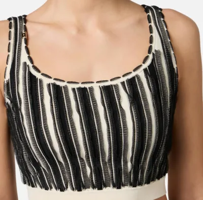 Top in viscosa con micro ruches Elisabetta Franchi  | BorotalcoCagliar