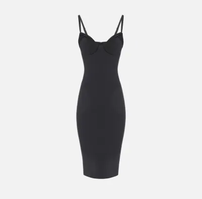 Abito in crêpe con fiocchi in raso Elisabetta Franchi  | BorotalcoCagl