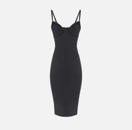 Abito in crêpe con fiocchi in raso Elisabetta Franchi  | BorotalcoCagl