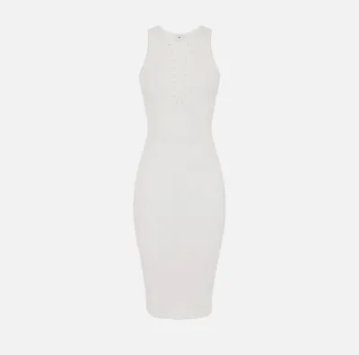 Abito in Maglia con Lacci cris cross – Elisabetta Franchi  | Borotalco
