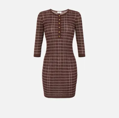 Elisabetta Franchi Mini Abito in Filato di Cotone a Righe  | Borotalco 2