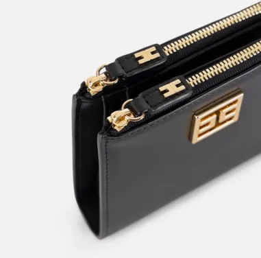 Portafoglio con zip e placca logo Elisabetta Franchi  | BorotalcoCagli