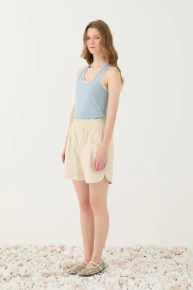 ELEH Top con profili a contrasto dal design minimal  | BorotalcoCaglia