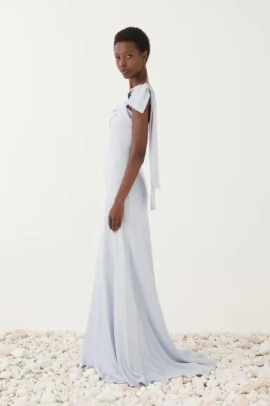 ELEH Abito lungo monospalla dalle linee fluide  | BorotalcoCagliari.it