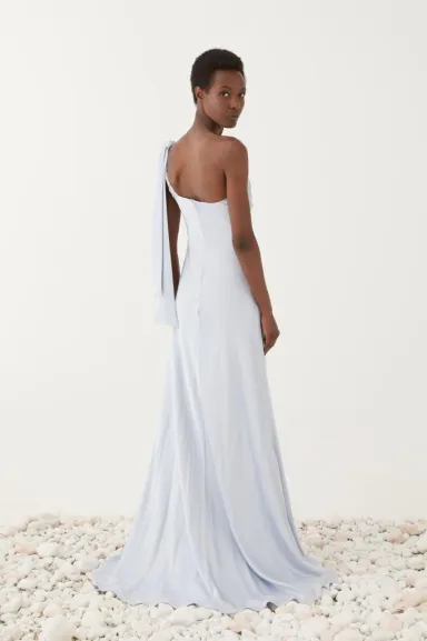 ELEH Abito lungo monospalla dalle linee fluide  | BorotalcoCagliari.it