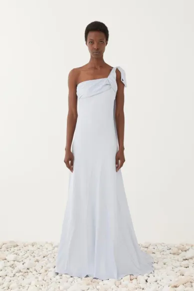 ELEH Abito lungo monospalla dalle linee fluide  | BorotalcoCagliari.it