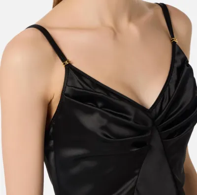 Elisabetta Franchi Abito Red Carpet in raso  | BorotalcoCagliari.it