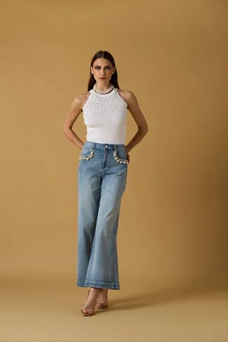 No Secrets Maglia perline  | BorotalcoCagliari.it