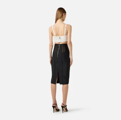 Elisabetta Franchi Top in maglia 3D  | BorotalcoCagliari.it