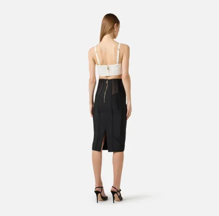Elisabetta Franchi Top in maglia 3D  | BorotalcoCagliari.it