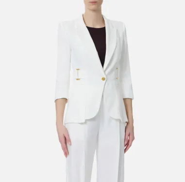 ELISABETTA FRANCHI Giacca in misto lino  | BorotalcoCagliari.it 2