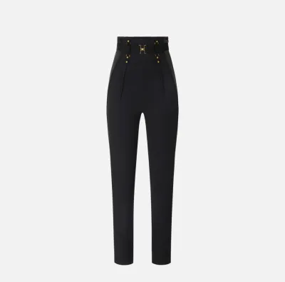 Elisabetta Franchi Pantaloni bustier in crêpe leggero e raso  | Borota