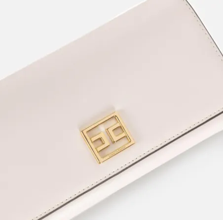 Portafoglio con placca logo Elisabetta Franchi  | BorotalcoCagliari.it