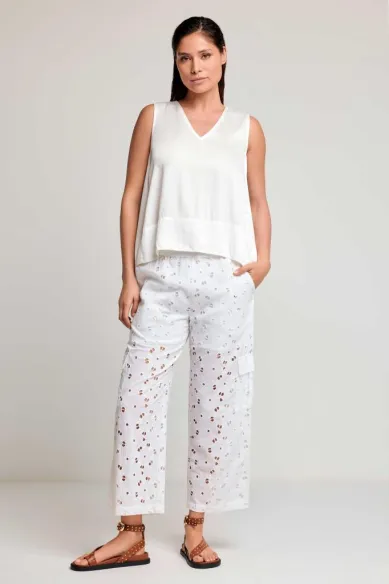 ICONIQUE Canotta asimmetrica donna elegante  | BorotalcoCagliari.it