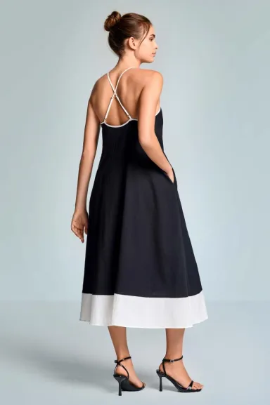 ICONIQUE Abito asimmetrico elegante donna  | BorotalcoCagliari.it