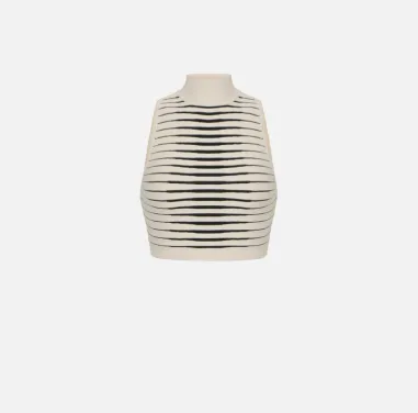 Elisabetta Franchi Top in maglia a righe dégradé  | BorotalcoCagliari. 2
