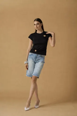 NO SECRETS T-shirt con cuori  | BorotalcoCagliari.it 2