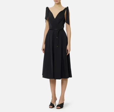 ELISABETTA FRANCHI Abito in tessuto vela  | BorotalcoCagliari.it